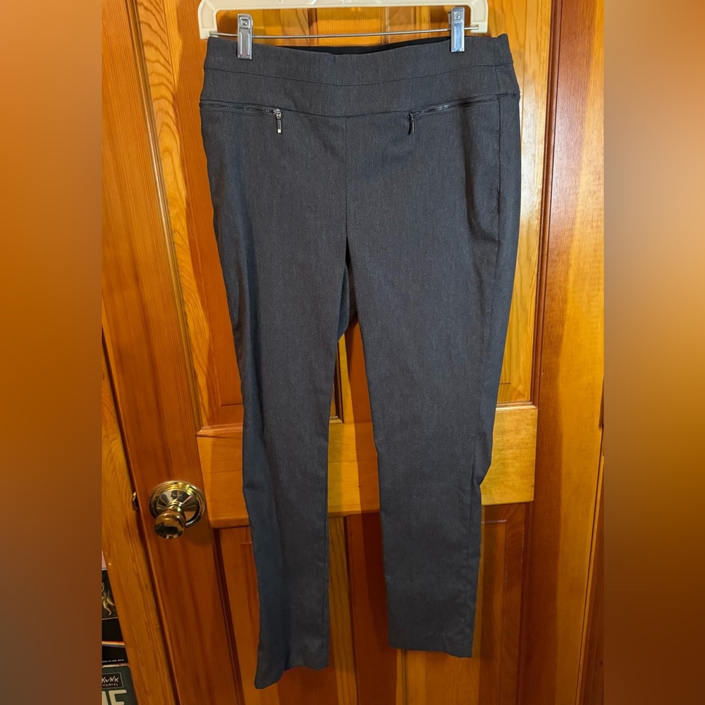Large grey women's suit pants